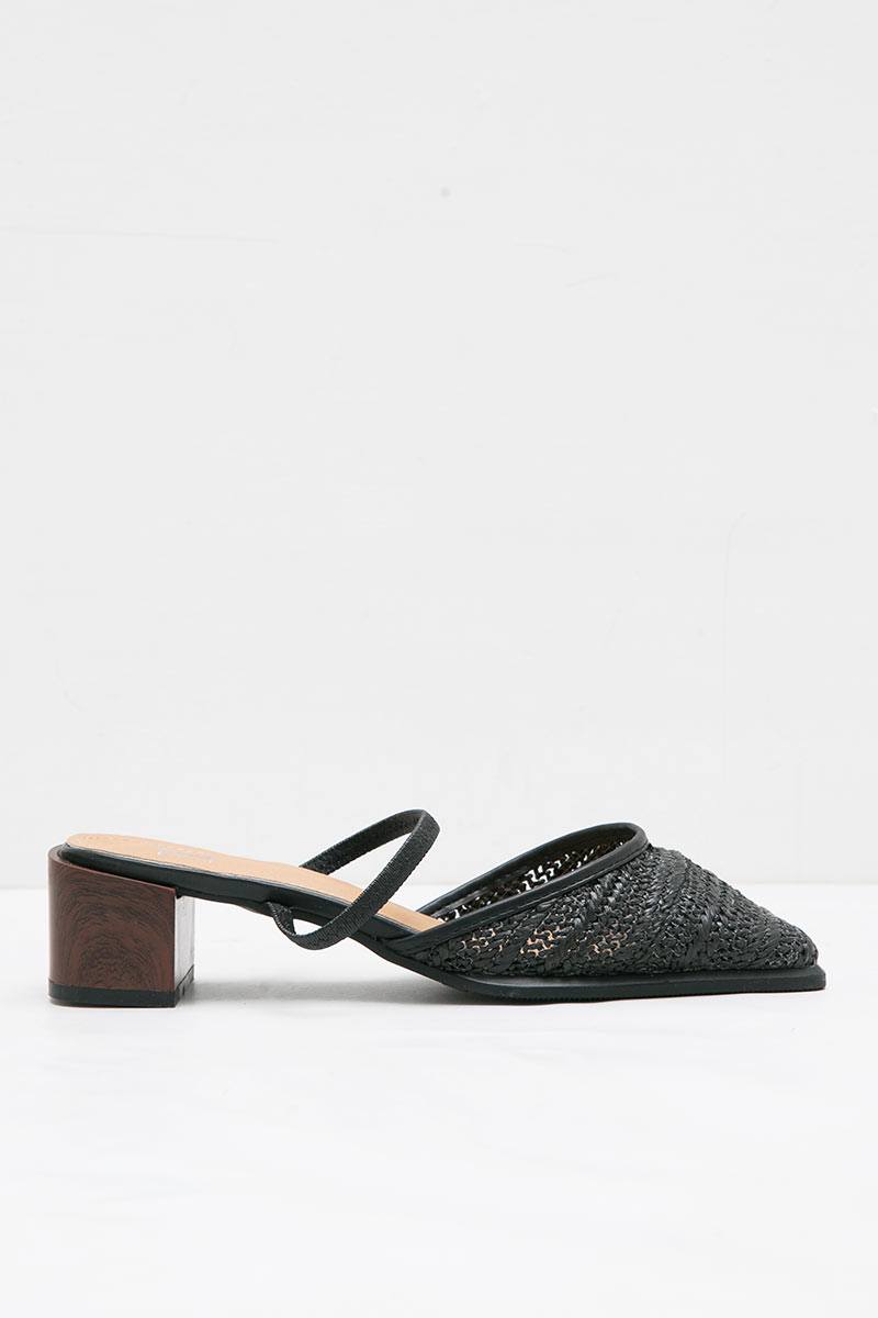 mia woven mules