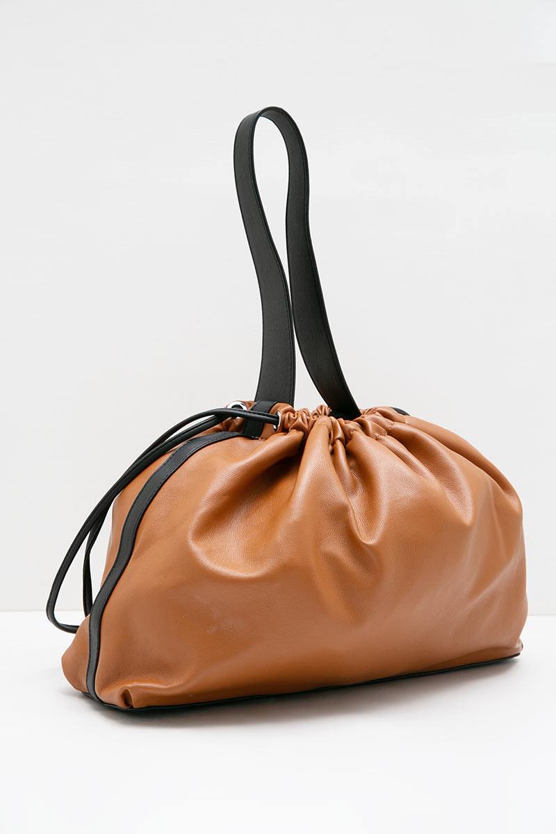 Sell Gaby Ocean Drawstring Shoulder Bags Brown Bigbags