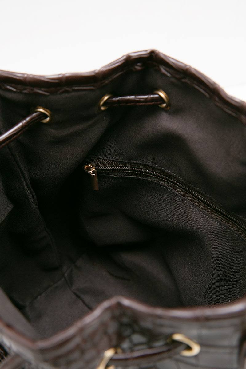 Sell Winny Ocean Drawstring Shoulder Bags Brown Smallbags