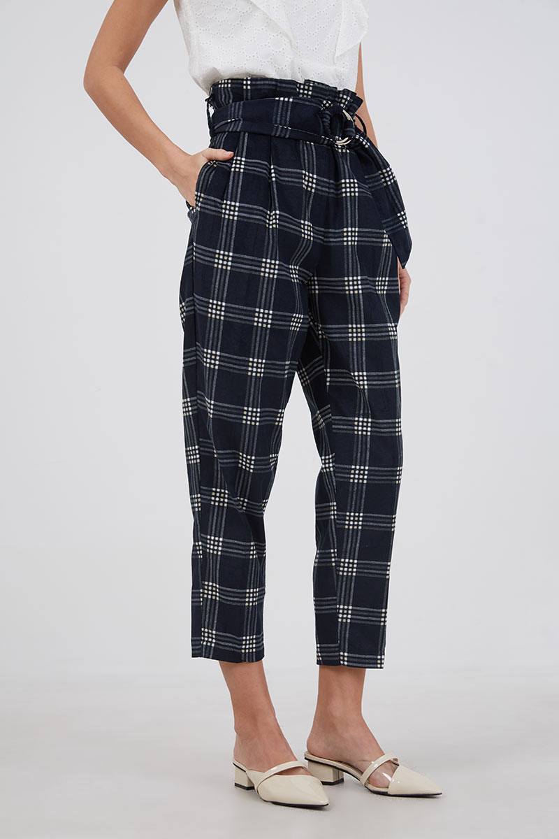 Sell Galeya Highwaisted Plaid Pants 
