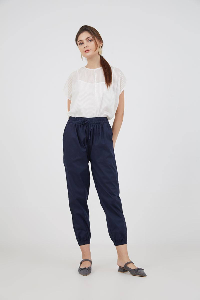 Sell Sofia Mahda Jogger Pants Navy Long 