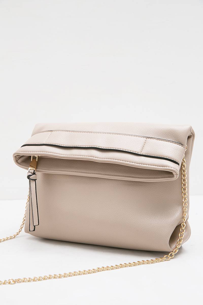 Sell Yovanka Ocean Folded Clutch Beige Clutchbag