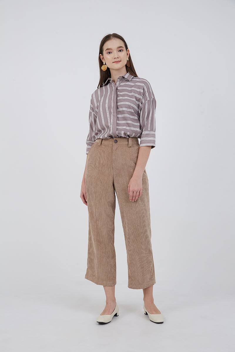 Sell Juliana Corduroy Pants Khaki Long 