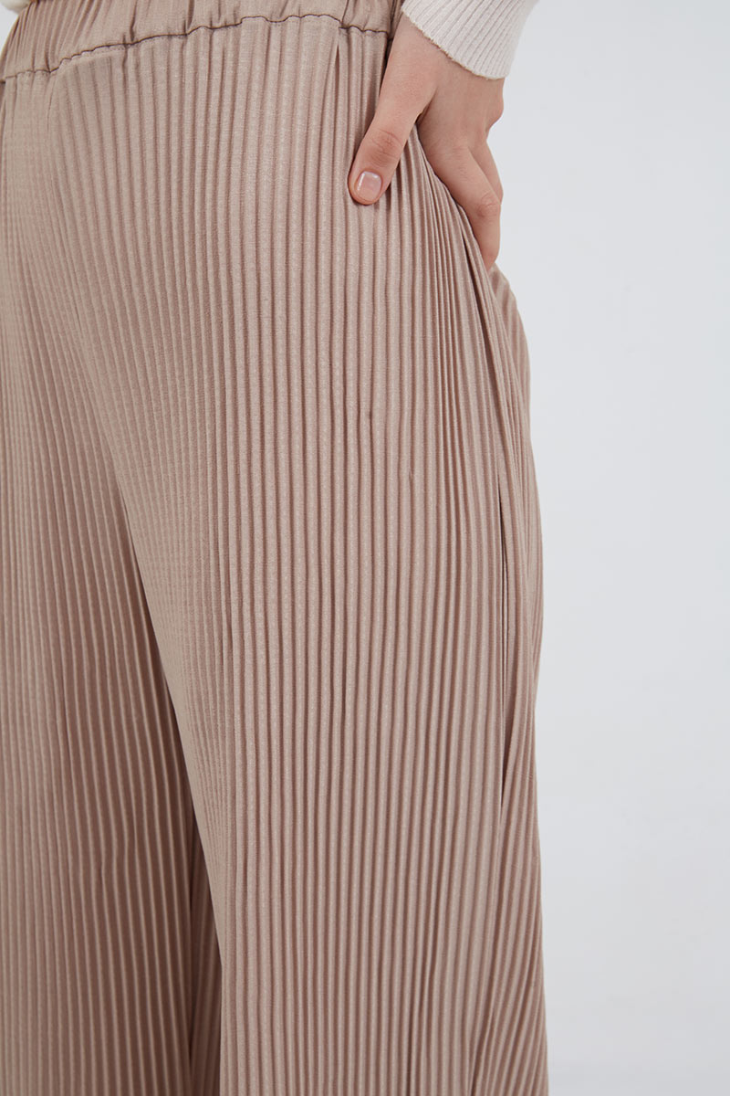 Sell Lulu Pleated Pants Beige Long 