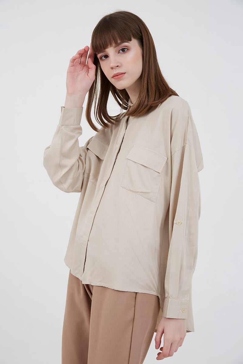 Sell Sofia Heina Basic Shirt Khaki 