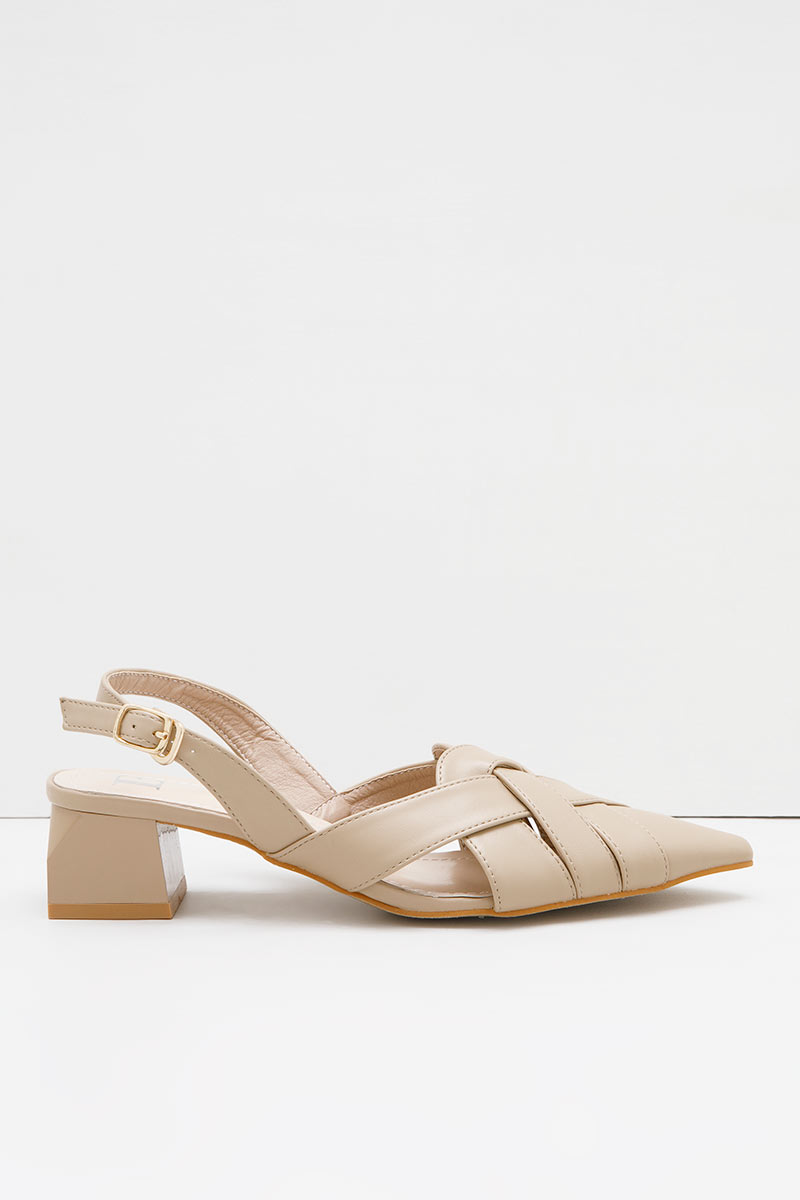 Sell Clo Ocra Slingback Heels Beige 