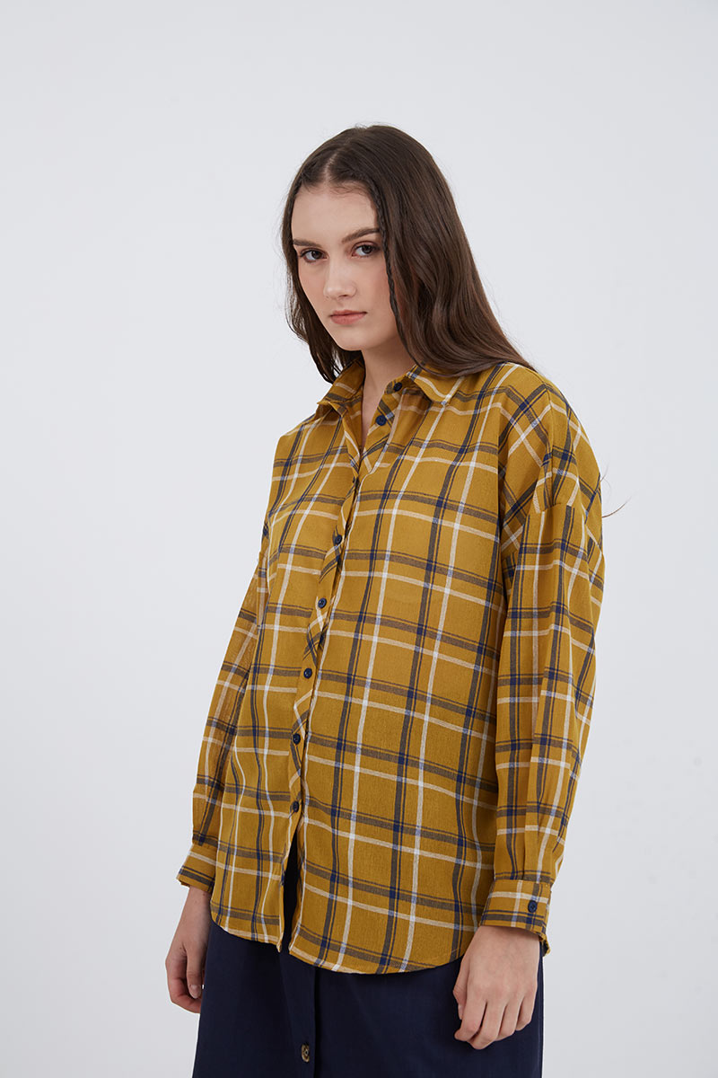 Sell Paola Checkered Oversized Shirt 
