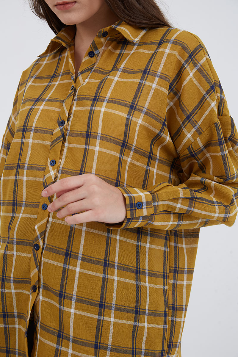 Sell Paola Checkered Oversized Shirt 