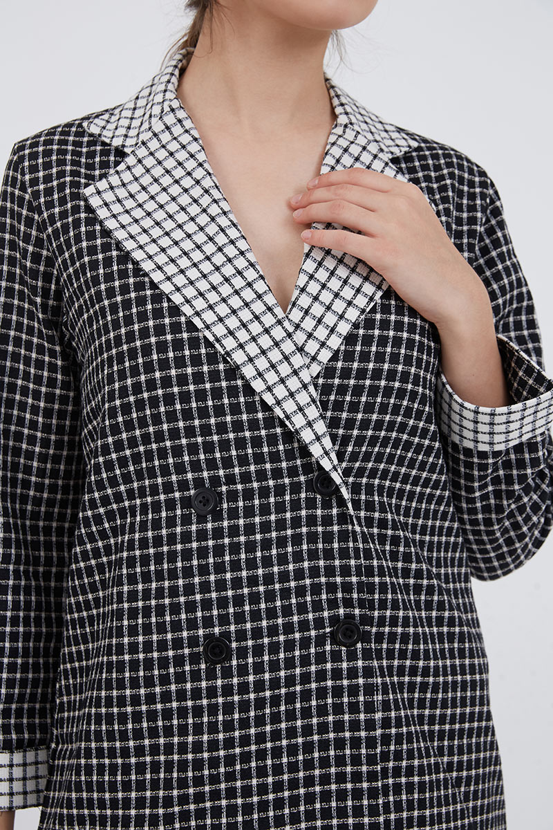 blazer checkered
