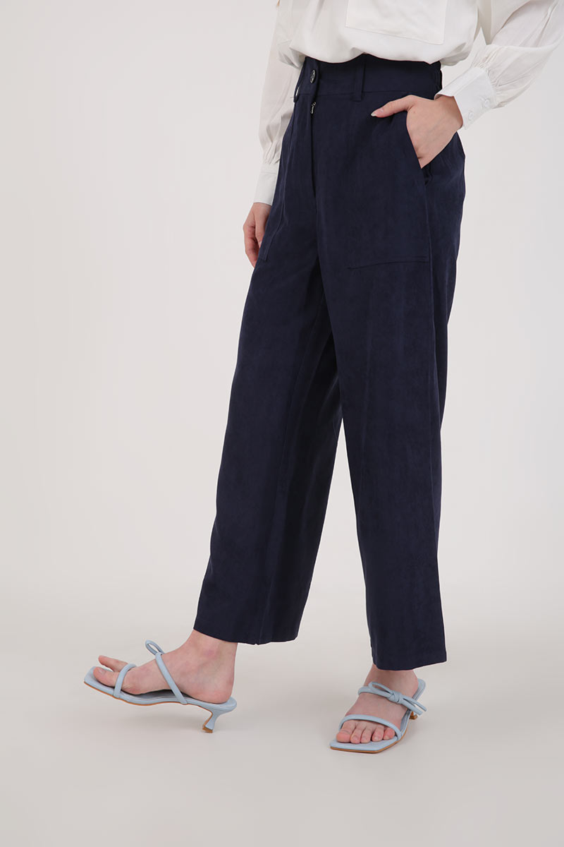 Sell Taby Corduroy Pants Blue Long 