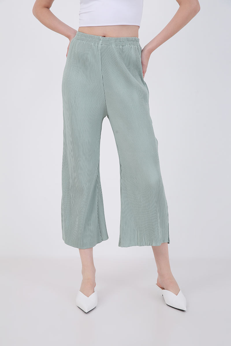 Sell Sofia Mulea Pleats Pants Sage Long 