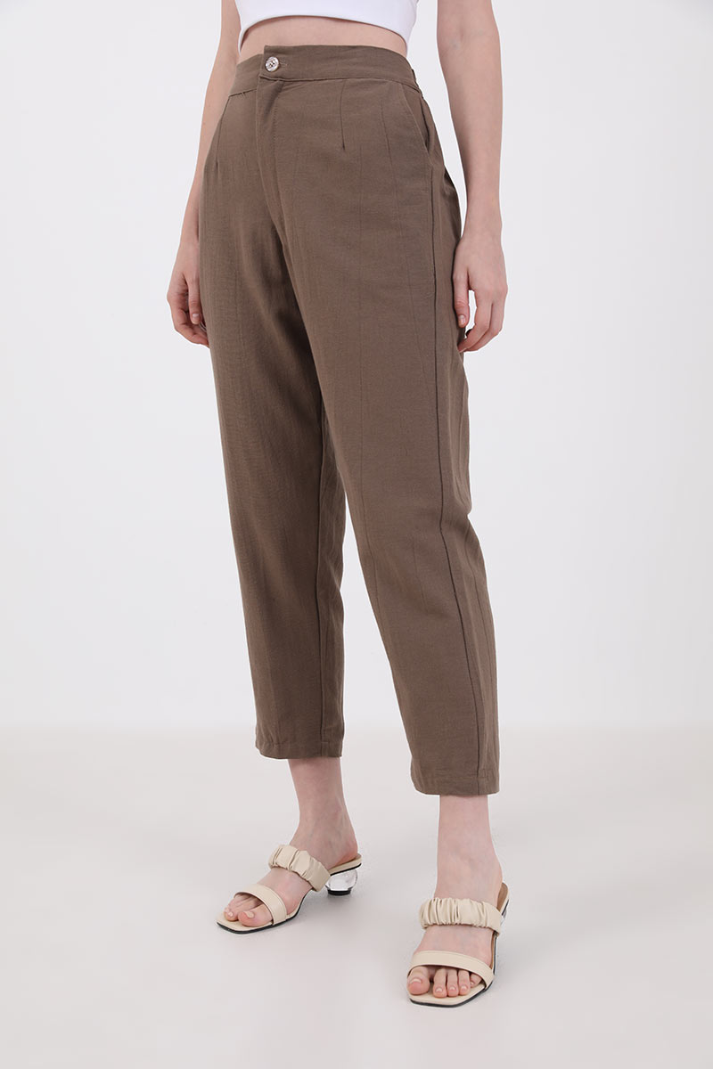 Sell Sofia Mulgia Linen Pants Dark 
