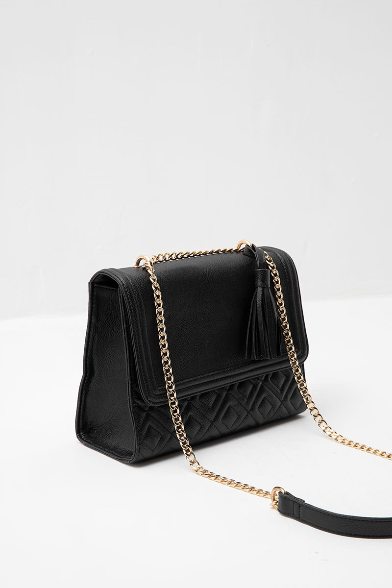 Sell Sofia Tammie Quilted Shoulder Bag Black Smallbags