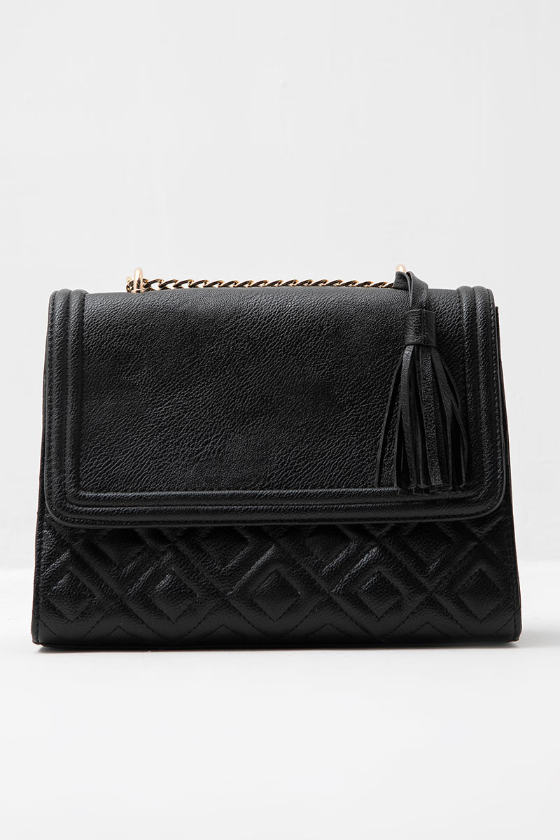 Sell Sofia Tammie Quilted Shoulder Bag Black Smallbags
