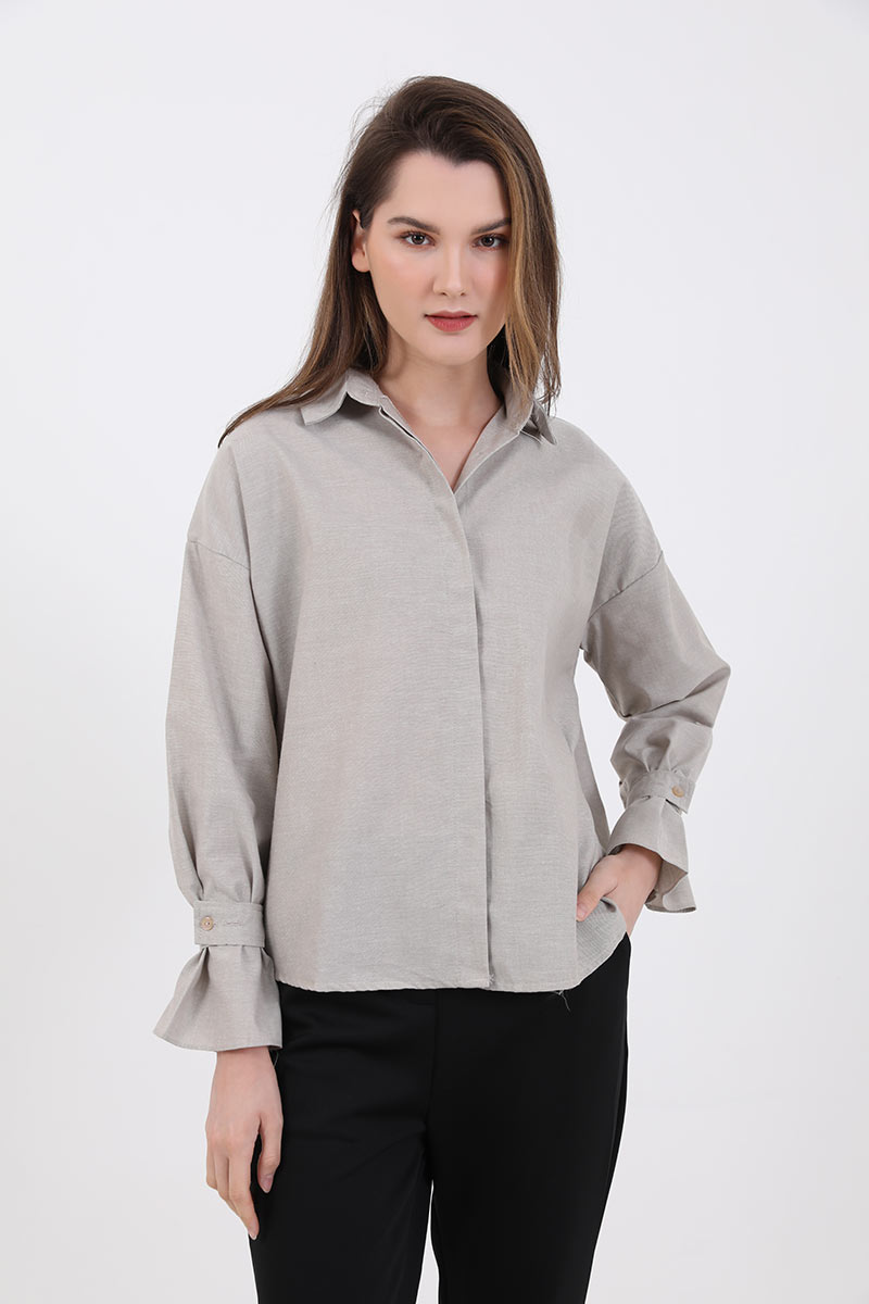 Sell Sofia Kajima Buttoned Sleeve Shirt 