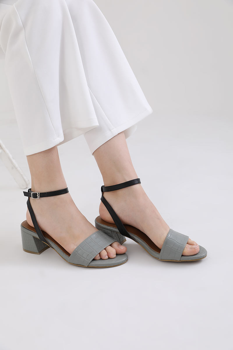 Sell Talula Croco Ankle Strap Heels 