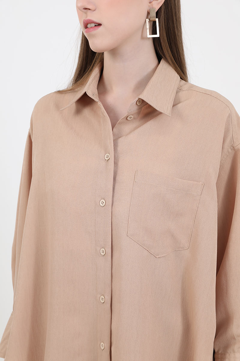 Sell Welda Oversized Shirt Beige Women 