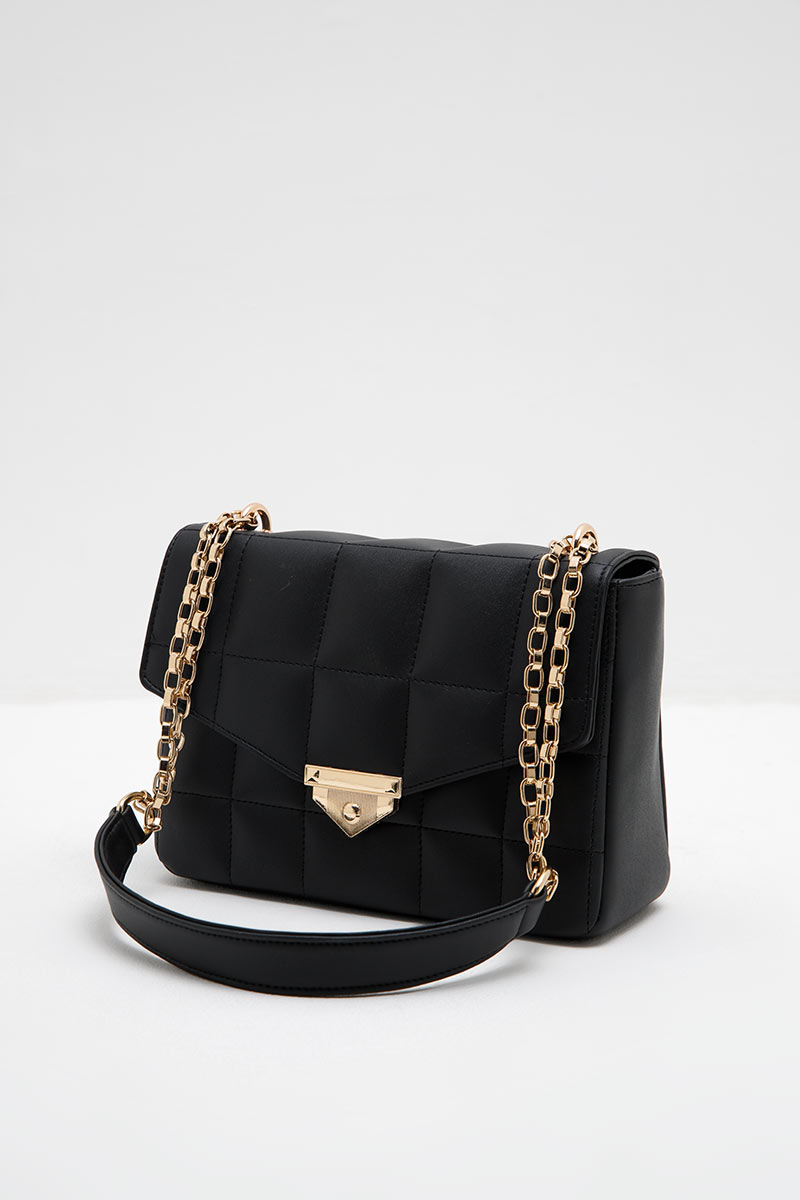 Sell Sofia Tanee Quilted Shoulder Bag Black Smallbags
