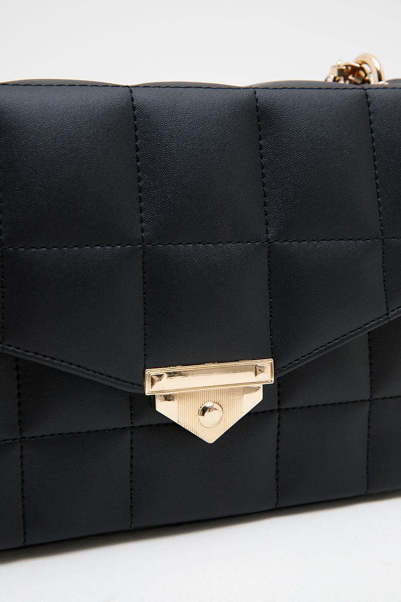 Sell Sofia Tanee Quilted Shoulder Bag Black Smallbags