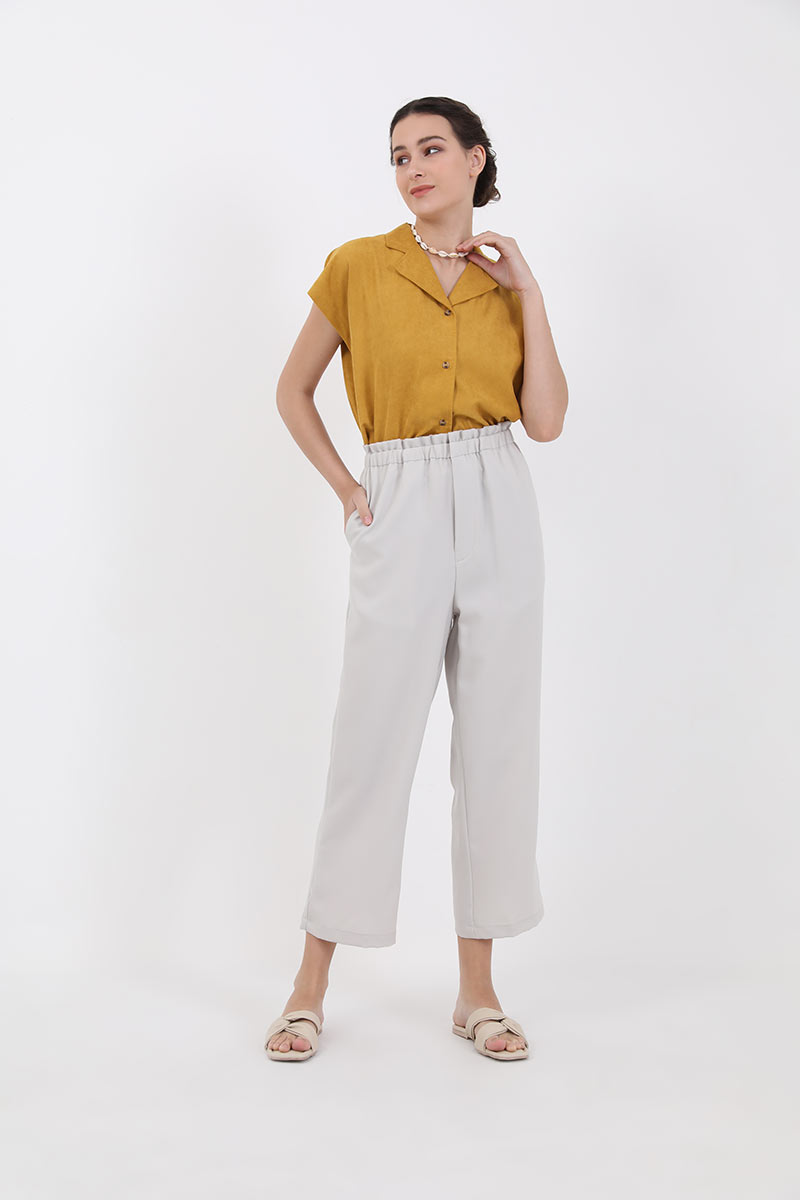 Sell Ariana Paper Bag Pants Off White 