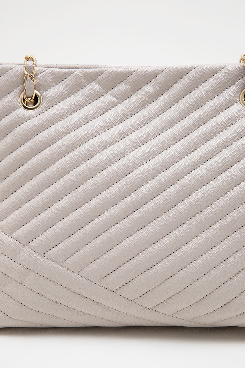 Sell Sofia Marie Quilted Shoulder Bag Beige Smallbags