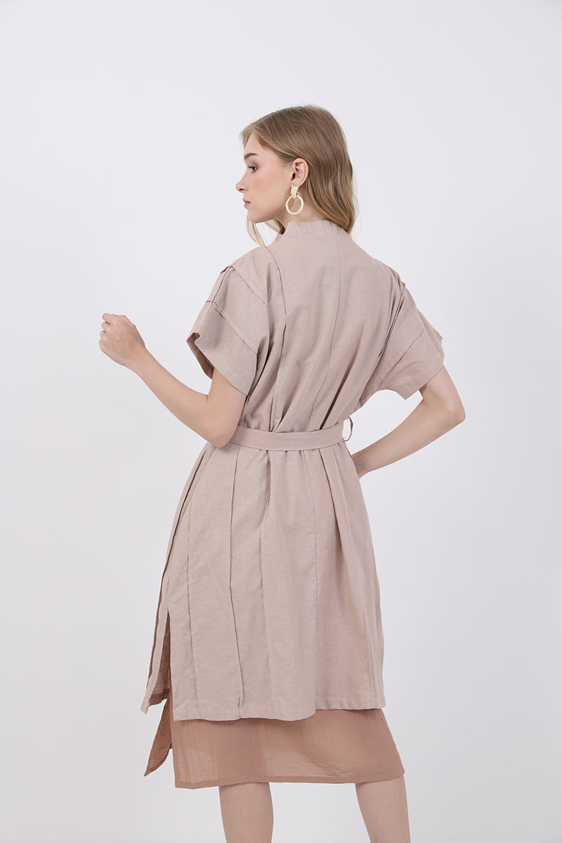 Sell Barbara SImple Tie Kimono Brown 