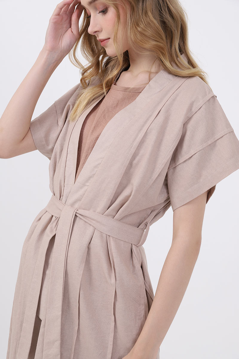 Sell Barbara SImple Tie Kimono Brown 
