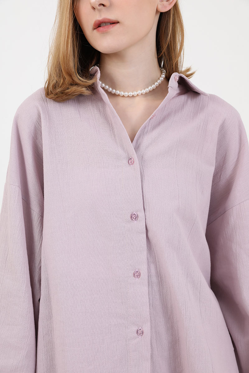 Sell Chiba Linen Shirt Lilac Women 