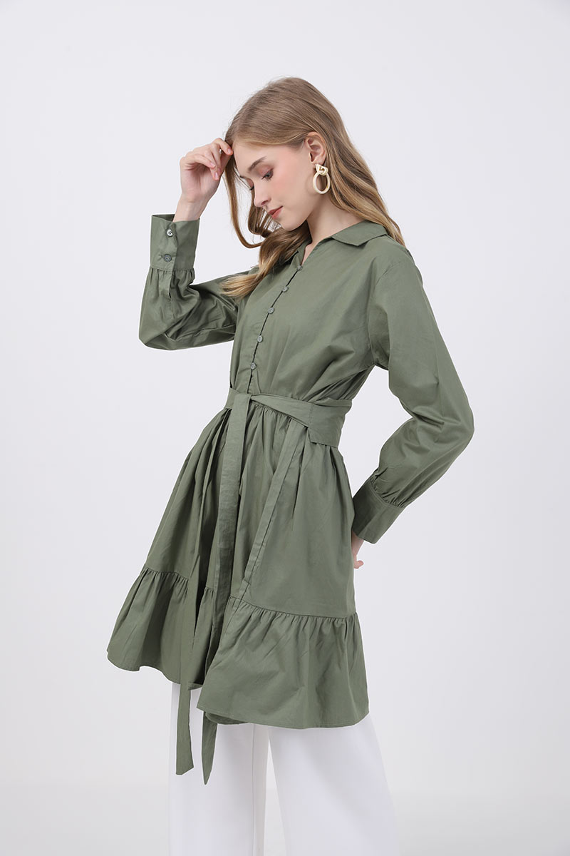 Sell Sofia Muhini Belted Tops Army 