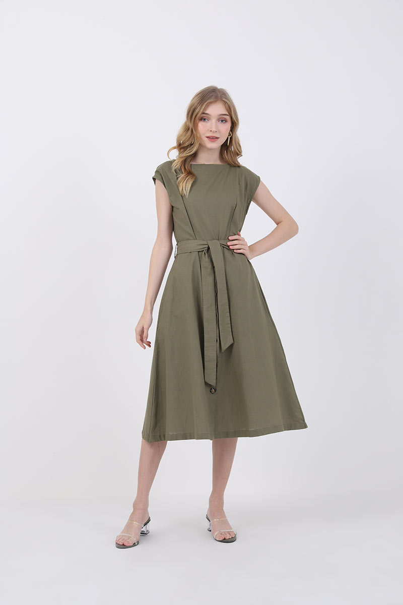 Sell Brenda Sleeveless Button Dress 