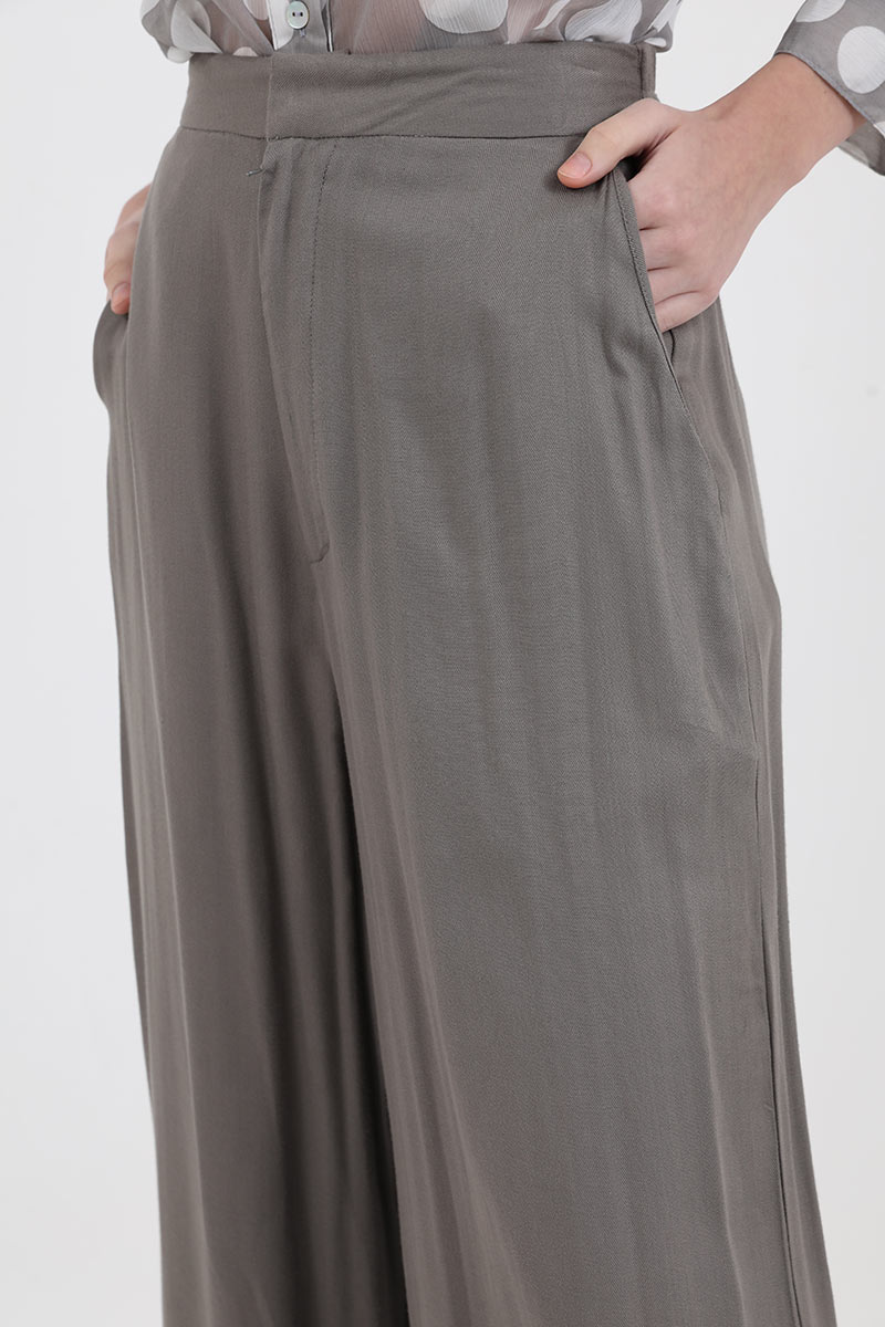 Sell Fanta Straight Pants Grey Longpants