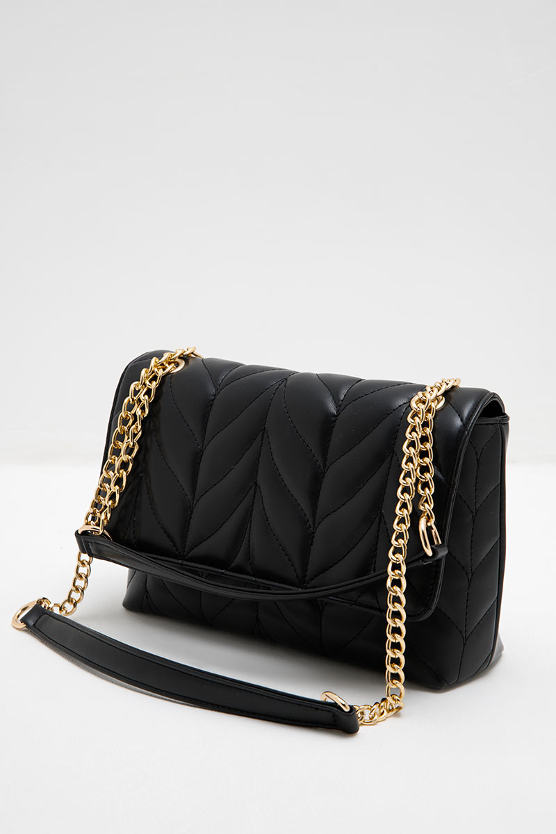 Sell Sofia Reva Quilted Shoulder Bag Black Smallbags