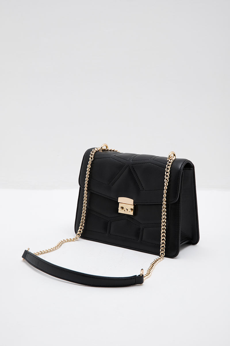 Sell Sofia Penny Quilted Shoulder Bags Black Smallbags