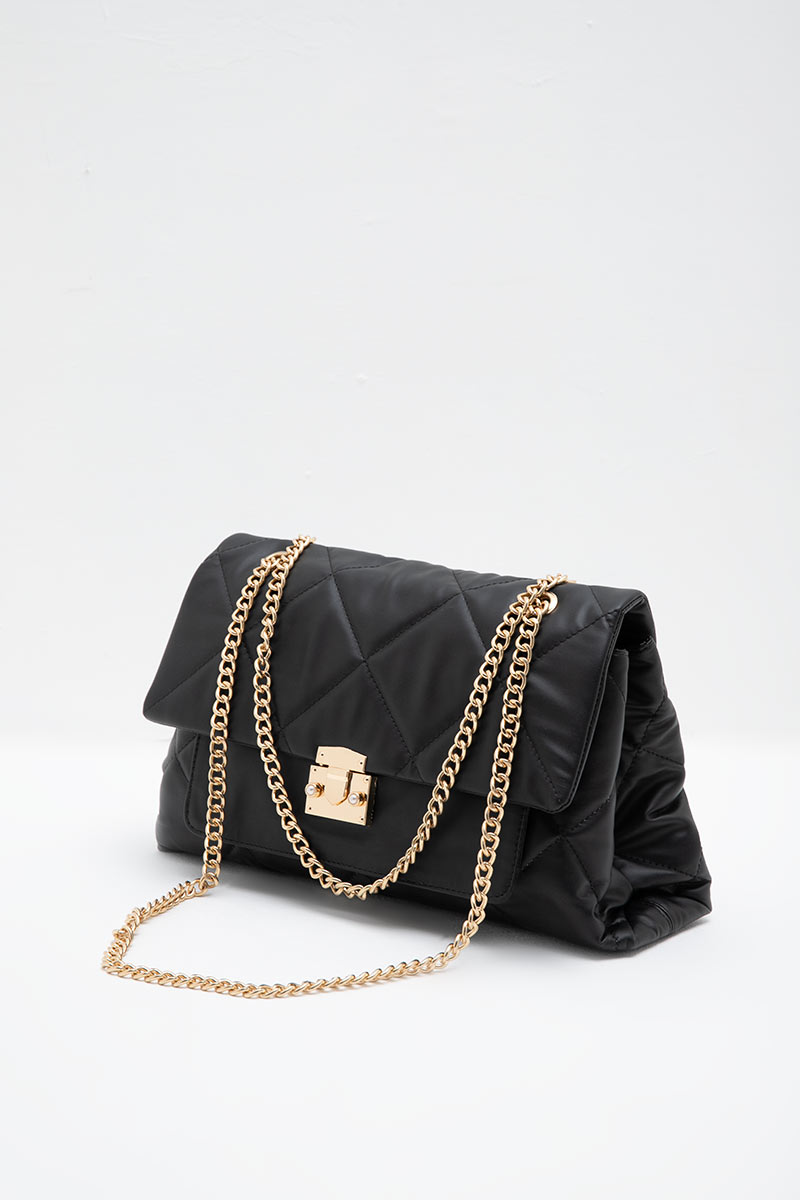 Sell Sofia Manila Quilted Shoulder Bags Black Smallbags