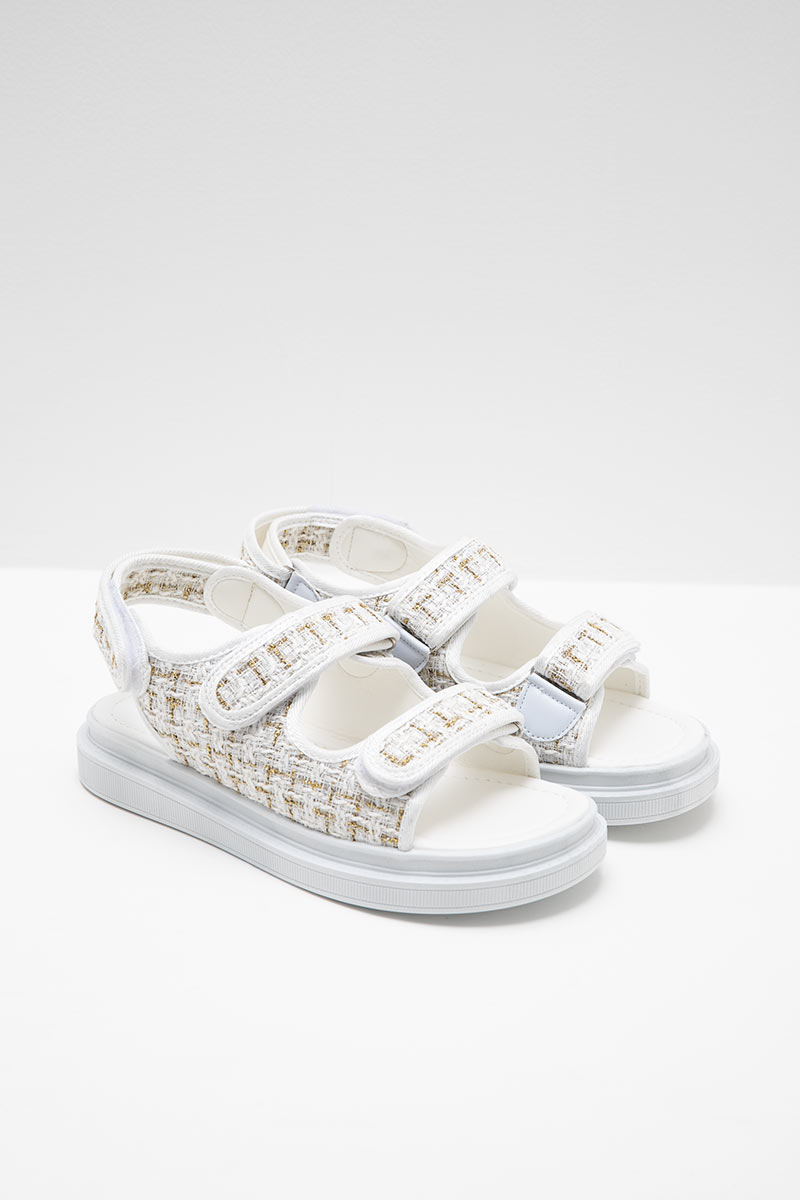 Sell Sofia Mia Platform Sandal White Shoes Berrybenka