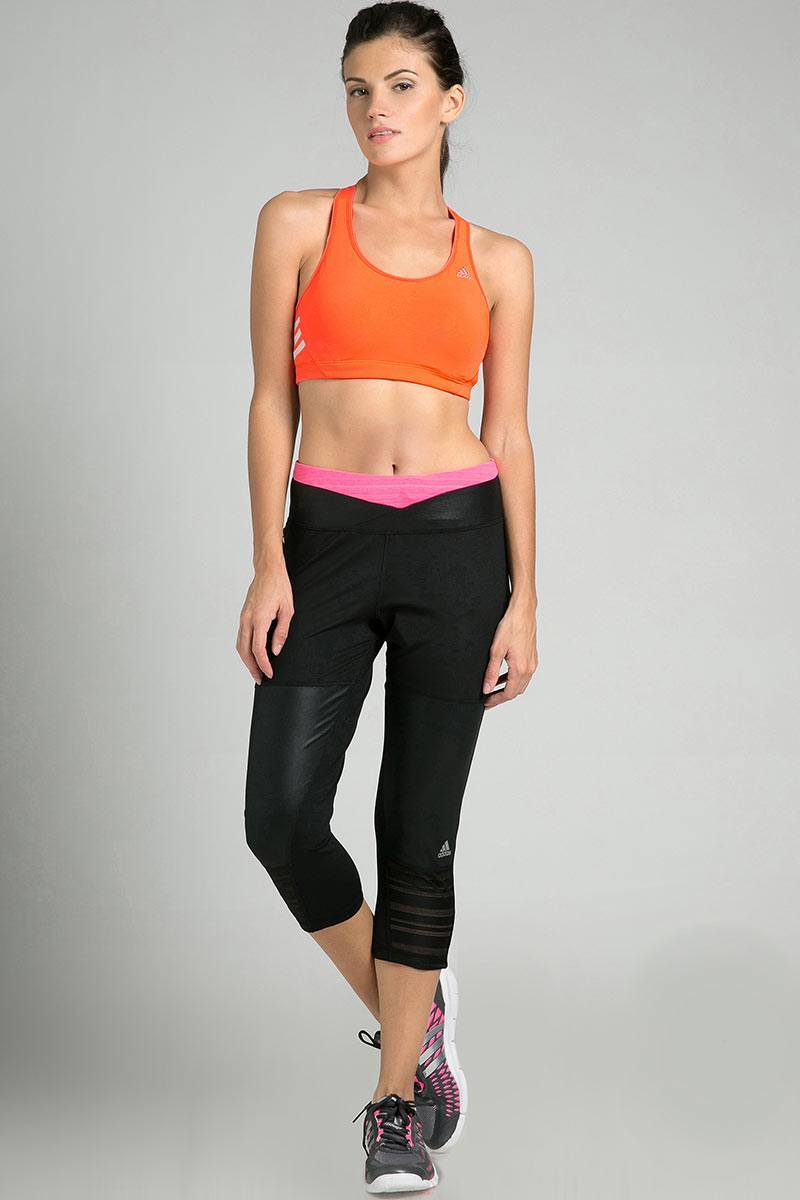 Sell Adidas Three Quarter Womens Tights - Black Yoga | Berrybenka.com