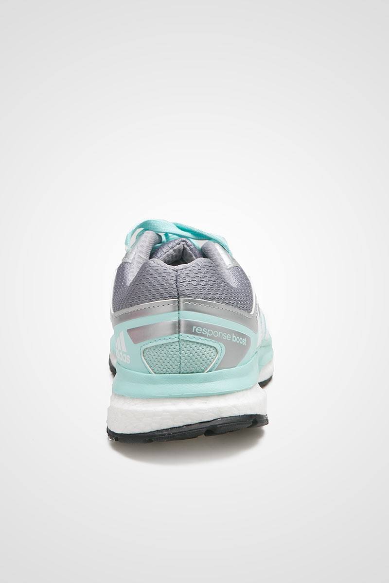 Adidas Response Boost Techfit Womens Running Shoes - Green |