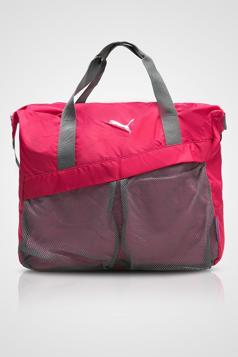 puma fitness workout bag pink