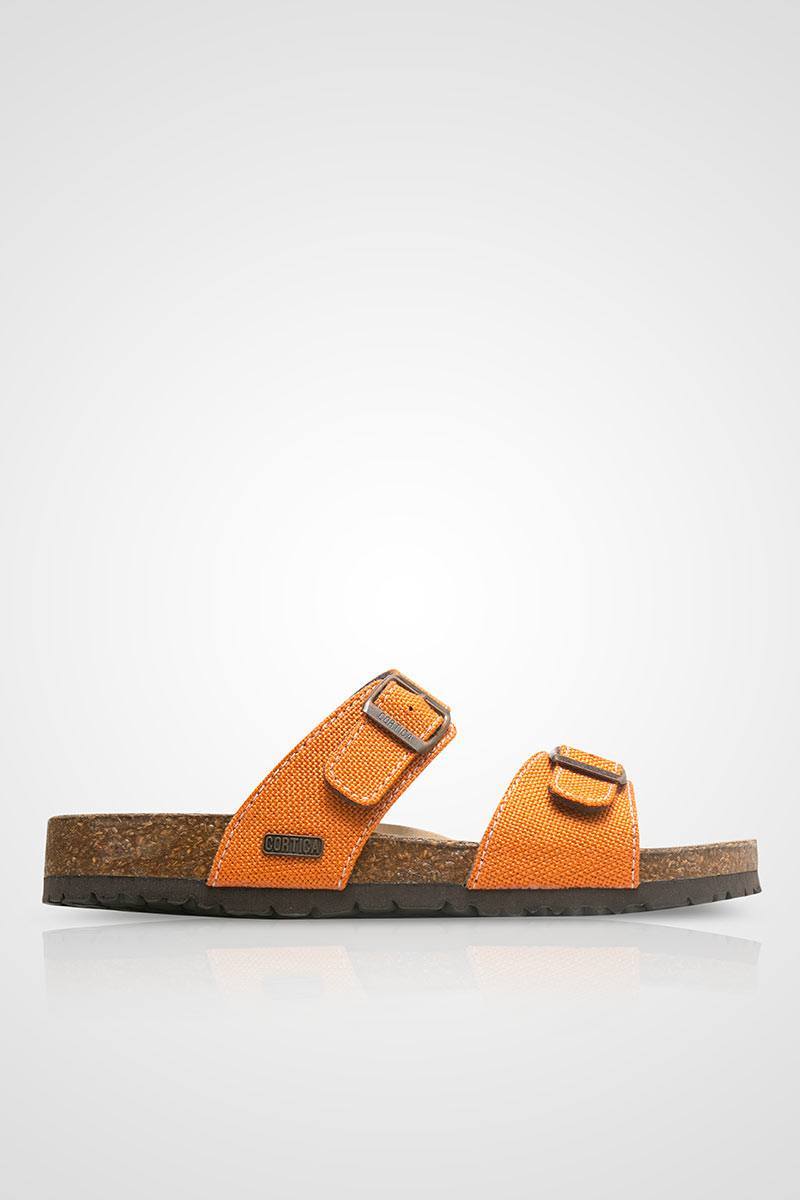 orange sandals for men